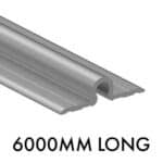 Slat Alumi Sliding Gate Track 6000L