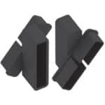 Slat Alu Louvre Brackets Left & Right Grey