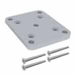 Flat Top Post Base Plate Set Mill 65mm x 65mm