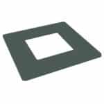 Flat Top Post Dress Ring Grey 65mm x 65mm