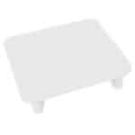 Flat Top Post Top Plate White 50mm x 50mm