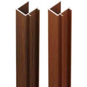 Aluminium Slat Wood Profile Side Frame - 5800mm L