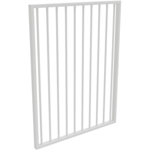 Flat Top Pool Gate White 1200H x 975W
