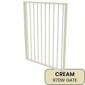 Flat Top PoolSafe Gate Cream 1200H x 970W