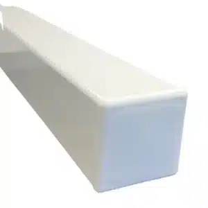 Flat Top Post White 50mm x 50mm x 1800L