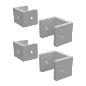 Barr 'C' Bracket Kit White
