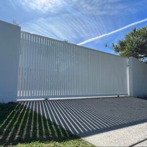 Custom Vertical Slat Sliding Gate - Paul - BS