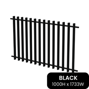 Barr Panel Black 1000H x 1733W