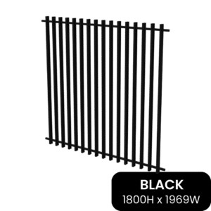 Barr Panel Black 1800H x 1969W