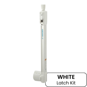 D&D Magna Latch - Top Pull Latch | White