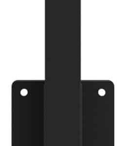 AIRE-1500mmH: MID Face Mount Post-BLACK