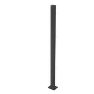 SQ50 - 1300mm - HD Hinge POST with Base Plate
