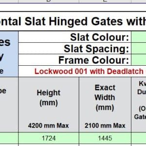 Custom Pedestrian Gate - Frances