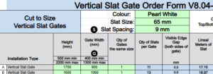 Custom Vertical Slat Gate - Bodie - W - DIY Fencing Supply. - Perth - Instant Quote - Live Support