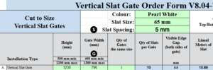 Custom - Vertical Slat Gate – Joanna - W Custom - Vertical Slat Gate – Joanna - W - DIY Fencing Supply. - Perth - Instant Quote - Live Support