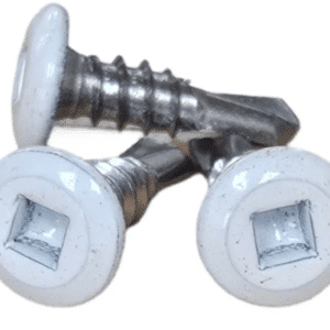 Perf Fencing Wafer Screws - White - 100/Pack