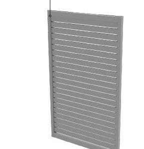 Custom Horizontal Slat Gate – Vanessa