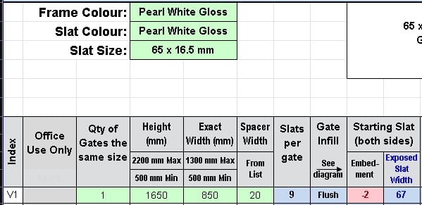 CTS - Vertical Slat Gate - Harry - White CTS - Vertical Slat Gate - Harry - White - DIY Fencing Supply. - Perth - Instant Quote - Live Support