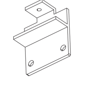 Aus 50mm - WALL PLATE - BLACK