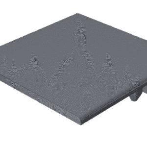 QS Gate – 50x50mm TOP CAP – BASALT