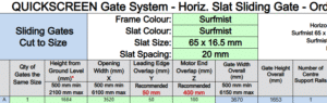 Cut to Size - Horizontal Slat Sliding Gate – Genevieve - SM Cut to Size - Horizontal Slat Sliding Gate – Genevieve - SM - DIY Fencing Supply. - Perth - Instant Quote - Live Support