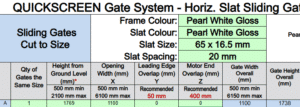Cut to Size - Horizontal Slat Sliding Gate – Mick - W Cut to Size - Horizontal Slat Sliding Gate – Mick - W - DIY Fencing Supply. - Perth - Instant Quote - Live Support