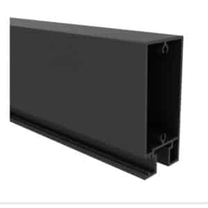 QS GATE-90x50 HORIZ RAIL-4800mm-MN