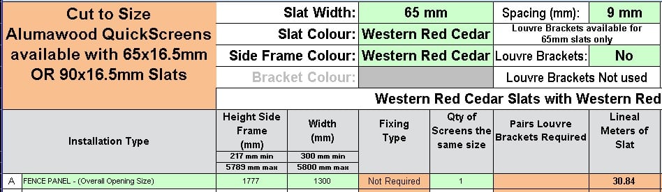 Custom - Horizontal QS Slat Fence - Lisa - WRC Custom - Horizontal QS Slat Fence - Lisa - WRC - DIY Fencing Supply. - Perth - Instant Quote - Live Support