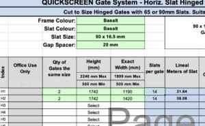 Cut to Size - Horizontal Slat Fence and Gate – Keith v2- Basalt Cut to Size - Horizontal Slat Fence and Gate – Keith v2- Basalt - DIY Fencing Supply. - Perth - Instant Quote - Live Support