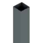 Flat Top Full Post Black 50mm x 50mm x 2400L