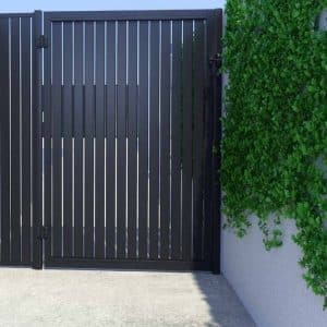 Custom Vertical Slat Gate